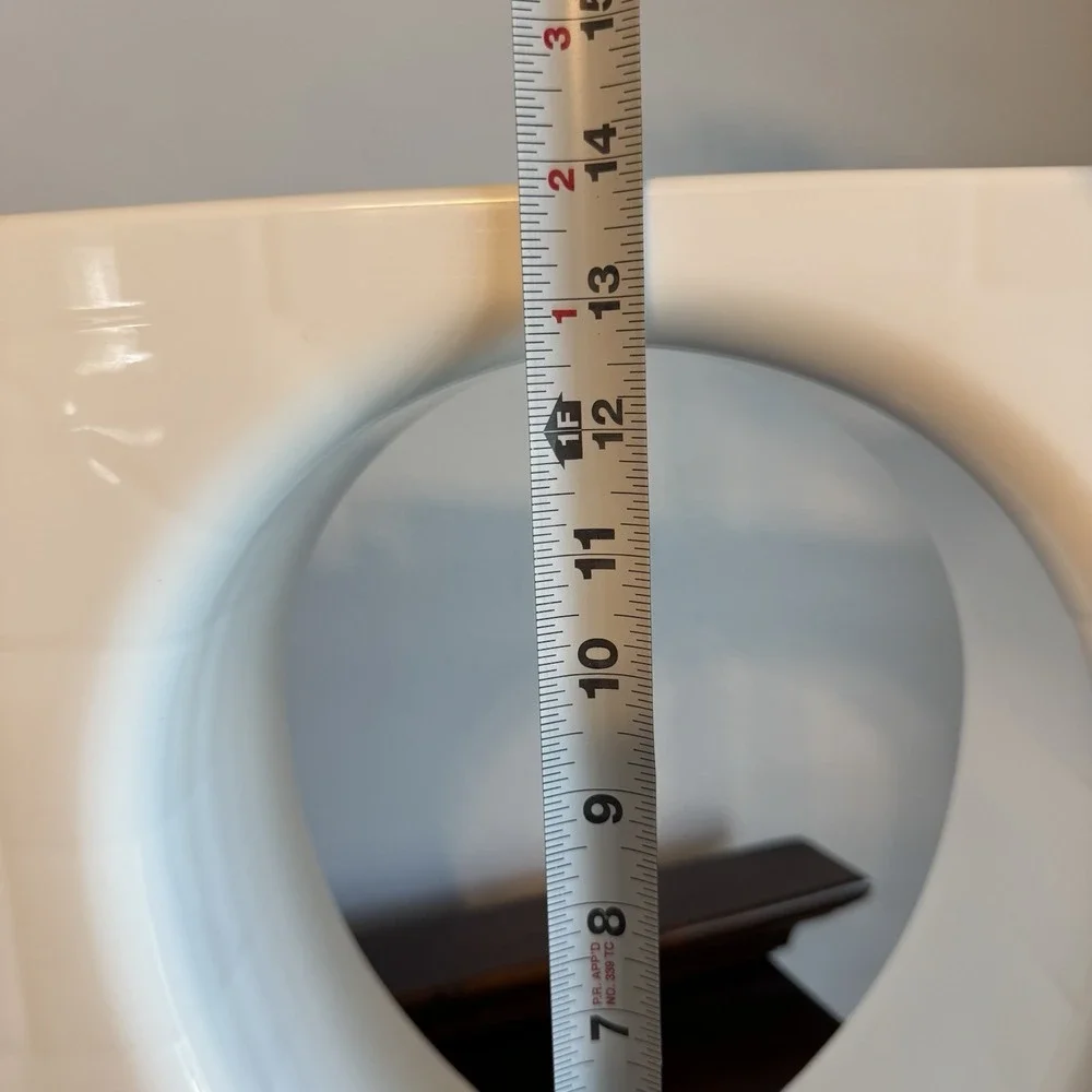 SP Ableware Basic Open-Front 3-Inch Elevated Toilet Seat - New (open box)